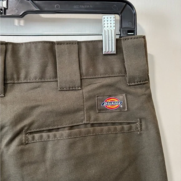 Dickies Flex Straight Pants Size 28 Mens Cargo Dark Olive Green Straight - Picture 7 of 11